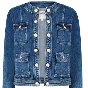 L'AGENCE Yari Collarless Jacket